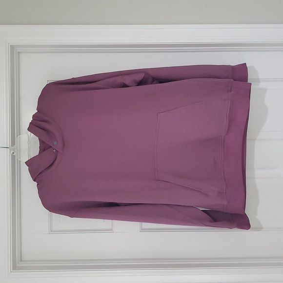 Lululemon Relaxed Fit Training Hoodie Mens Sz M Vintage Plum - Picture 6 of 7